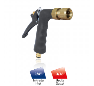 LOW PRESSURE WASH GUN with 3/4” QUICK RELEASE COUPLING