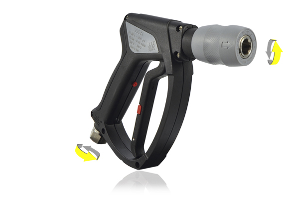 SGS35 SWIVEL INLET WASH GUN WITH KCS45 R QUICK RELEASE COUPLING