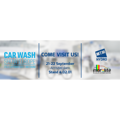 MTM HYDRO participates in the Car Wash Show Europe 2023
